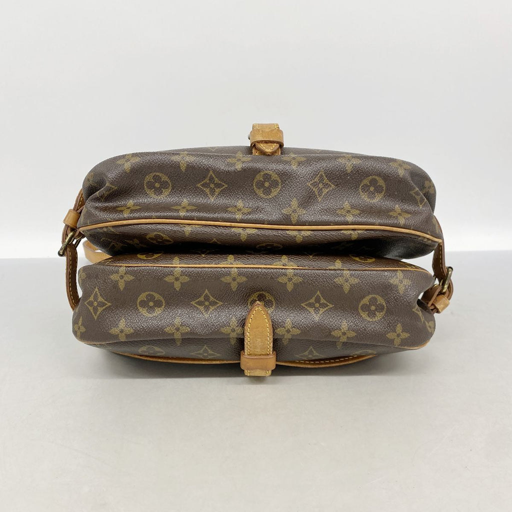 Louis Vuitton Shoulder Bag Monogram Saumur 30 Brown — view 3