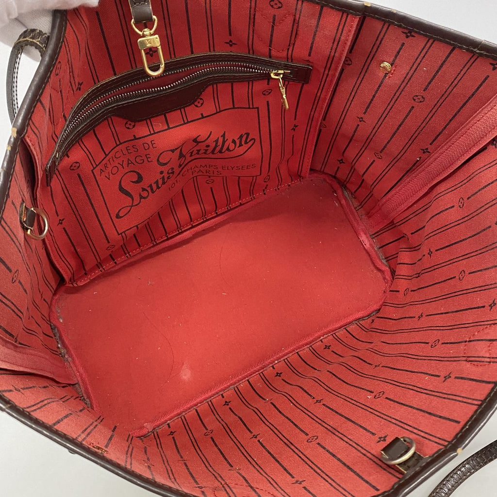 Louis Vuitton Tote Bag Damier Neverfull MM Ebene — view 4