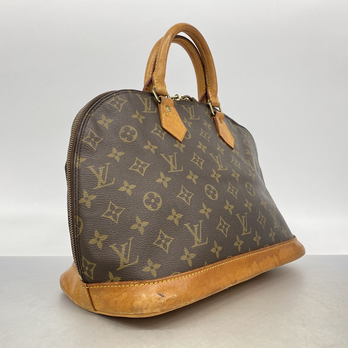 Louis Vuitton Handbag Monogram Alma Brown 2-Way Bag — view 2
