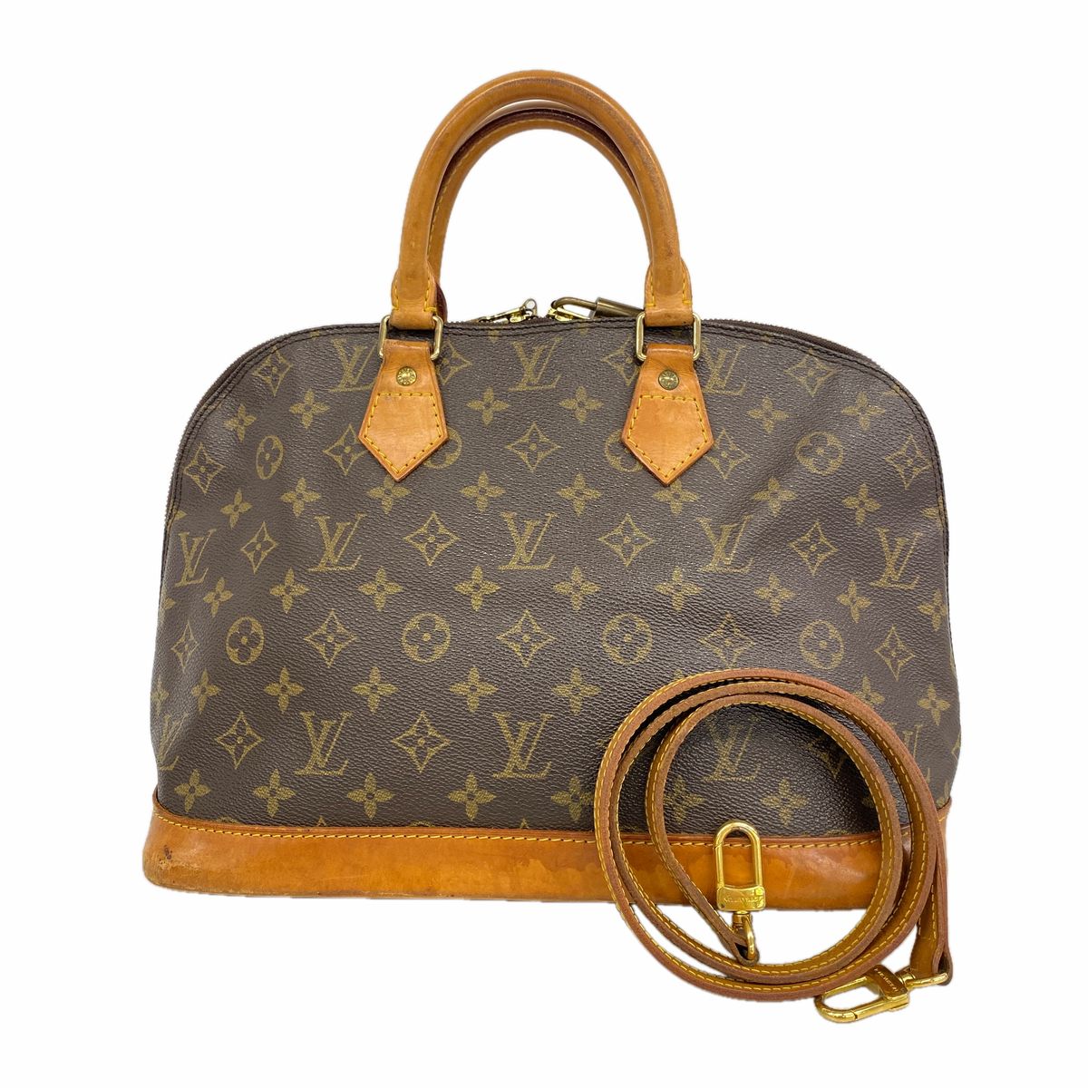 Louis Vuitton Handbag Monogram Alma Brown 2-Way Bag