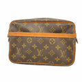 Louis Vuitton Clutch Monogram Compiegne 23 Brown