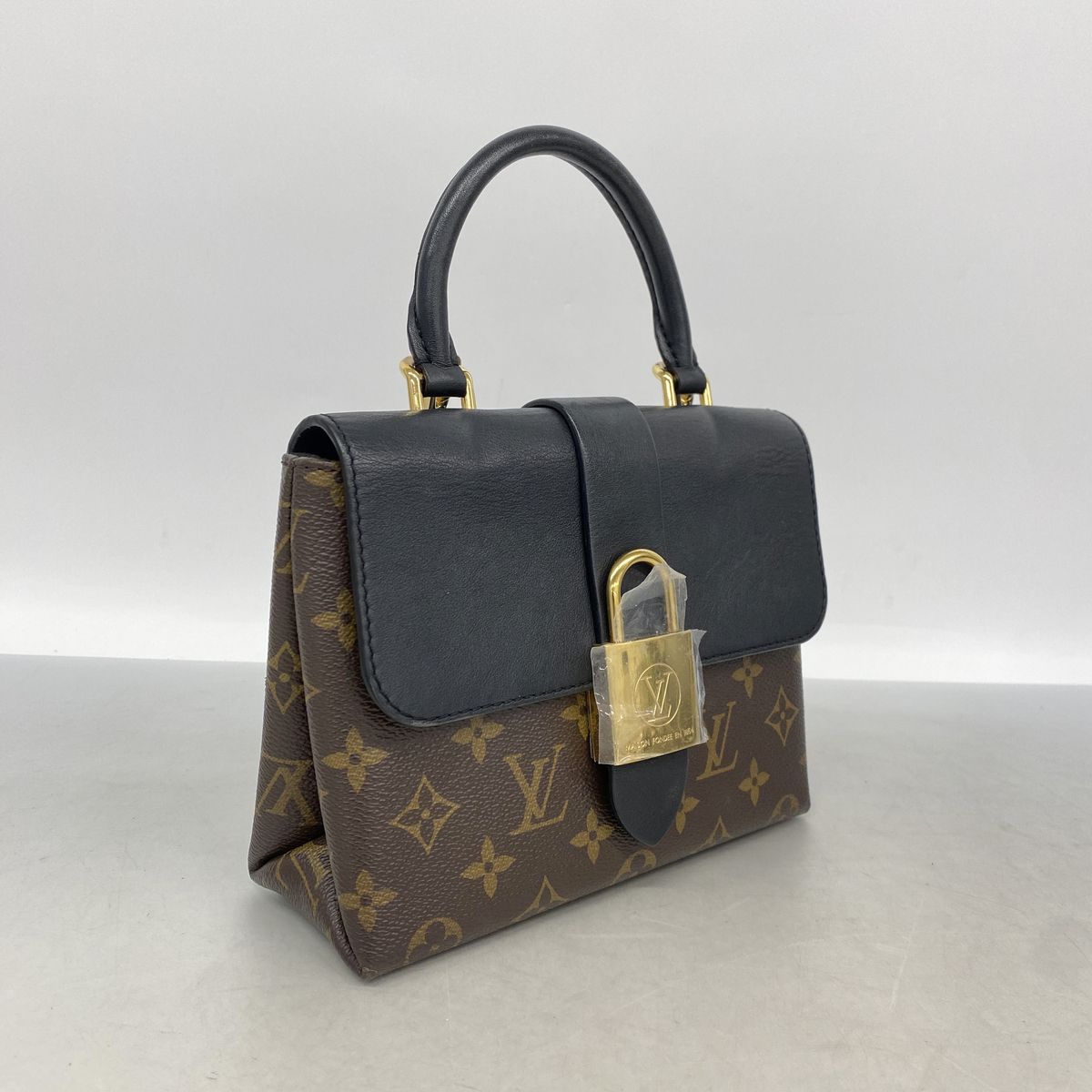 Louis Vuitton Handbag Monogram Locky BB Noir 2-Way Bag — view 2