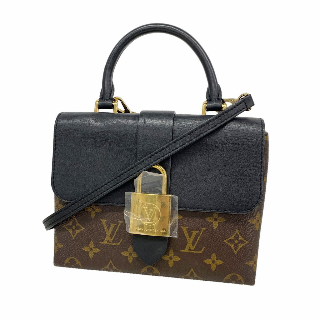 Louis Vuitton Handbag Monogram Locky BB Noir 2-Way Bag