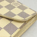 Louis Vuitton Wallet Damier Azur Portefeuille Sarah White — view 8