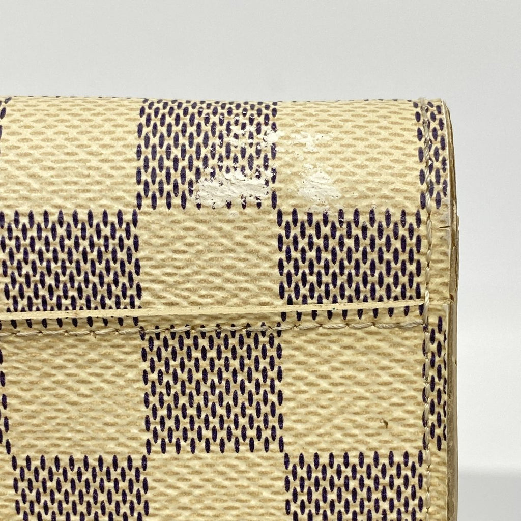 Louis Vuitton Wallet Damier Azur Portefeuille Sarah White — view 5