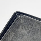 Louis Vuitton Wallet Damier Graphite Portefeuille Brazza Black — view 7
