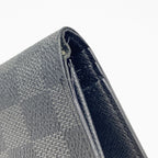 Louis Vuitton Wallet Damier Graphite Portefeuille Brazza Black — view 6