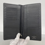 Louis Vuitton Wallet Damier Graphite Portefeuille Brazza Black — view 3