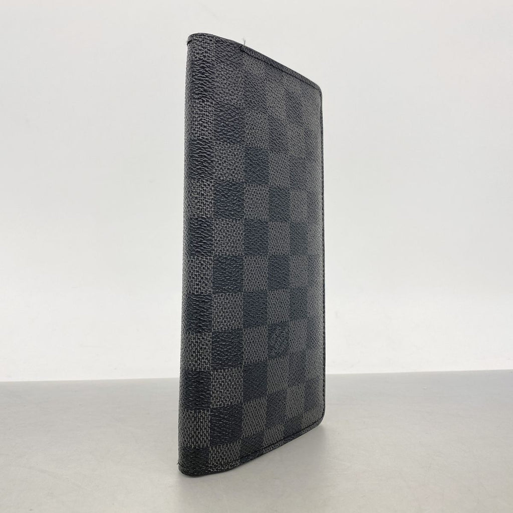 Louis Vuitton Wallet Damier Graphite Portefeuille Brazza Black — view 2