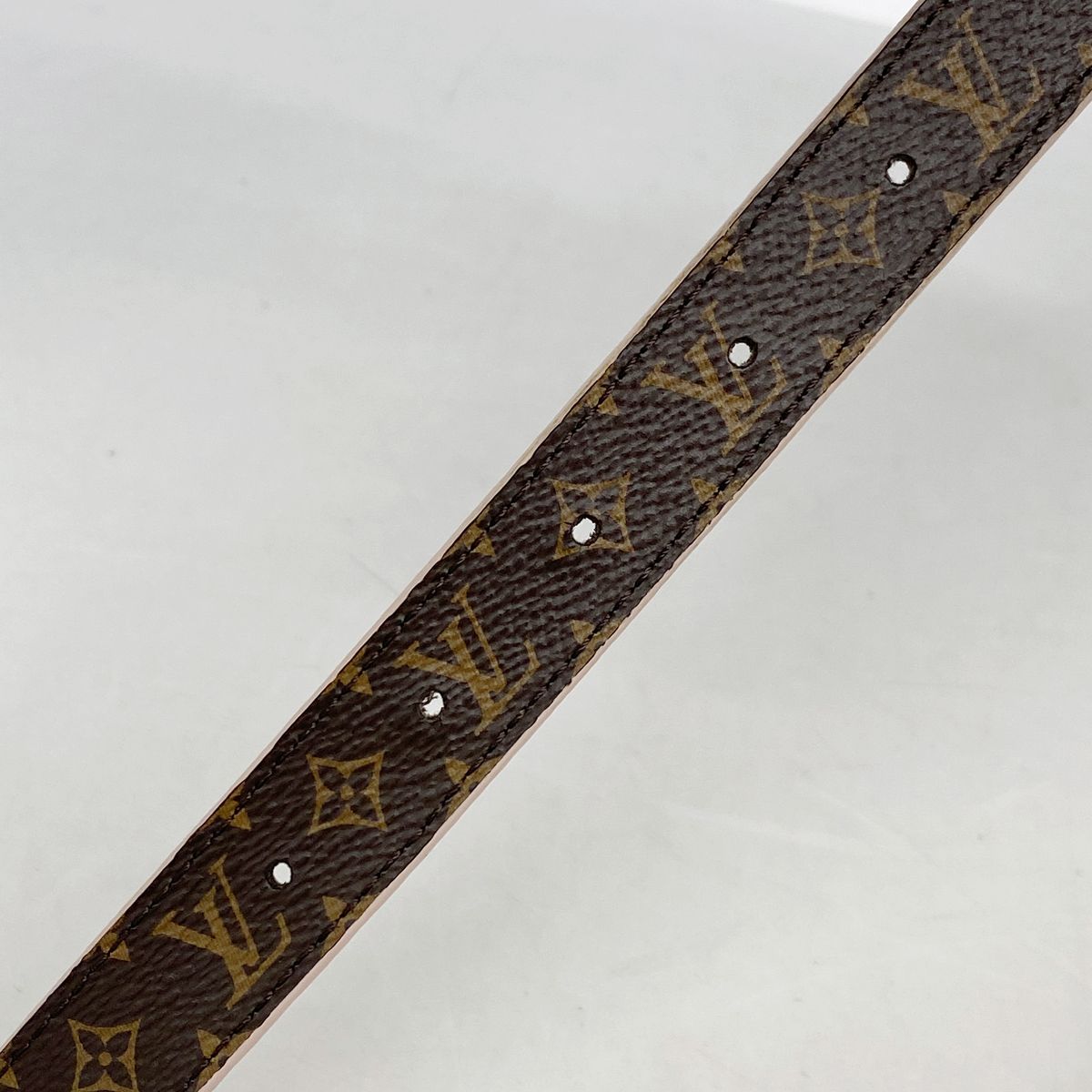 Louis Vuitton Belt Monogram LV Circle Prime 20 Reversible Brown Pink — view 6