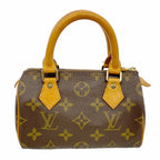 Louis Vuitton Handbag Monogram Mini Speedy Brown