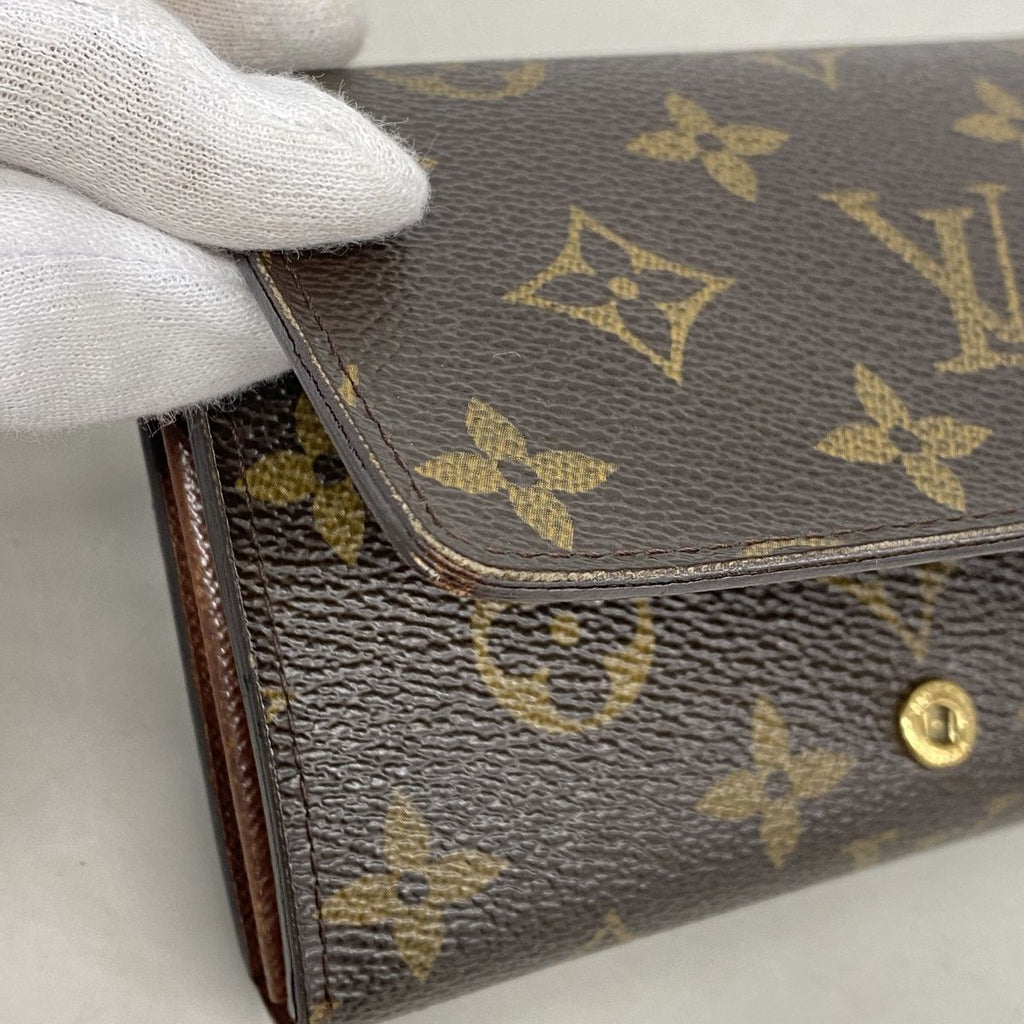 Louis Vuitton Wallet Monogram Portefeuille Tresor Brown — view 8
