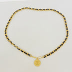 Chanel Belt Chain Black Gold — view 6