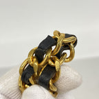 Chanel Belt Chain Black Gold — view 4