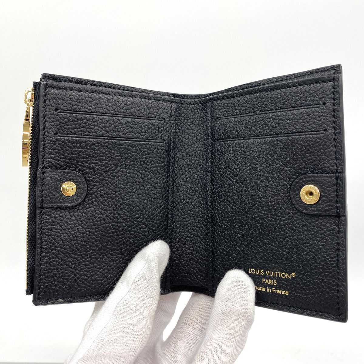 Louis Vuitton Wallet Monogram Empreinte Portefeuille Lisa Noir — view 3