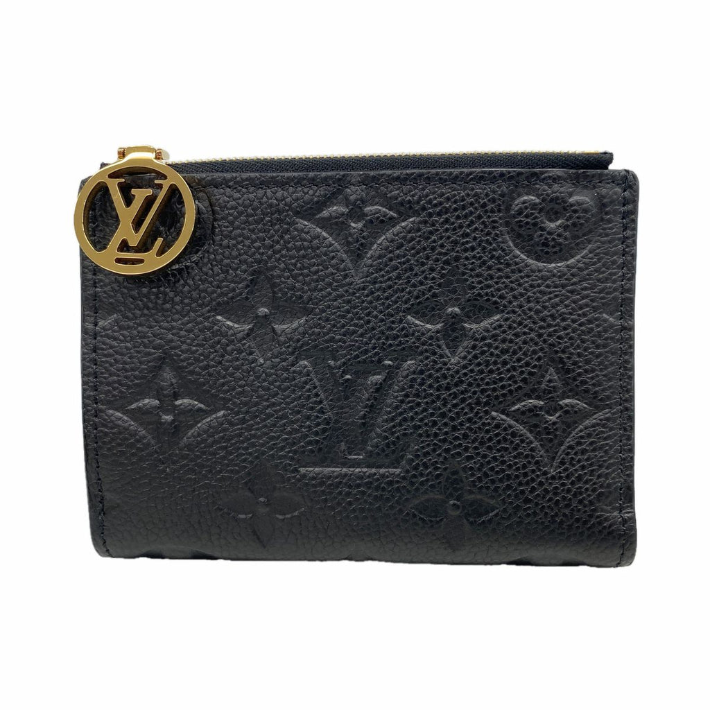 Louis Vuitton Wallet Monogram Empreinte Portefeuille Lisa Noir