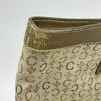 Celine Tote Bag C Macadam Canvas Khaki Silver — view 6