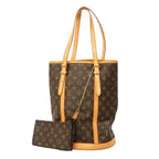 Louis Vuitton Tote Bag Monogram Bucket GM Brown