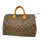 Louis Vuitton Handbag Monogram Speedy 35 Brown