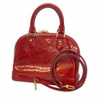 Louis Vuitton Handbag Vernis Alma BB Pomme D'amour 2-Way Bag