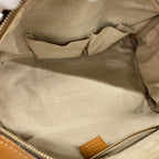 Gucci Handbag Sherry Line Leather Brown Champagne Gold 2-Way Bag — view 4