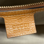 Gucci Handbag Sherry Line Leather Brown Champagne Gold 2-Way Bag — view 5