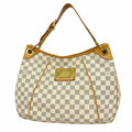 Louis Vuitton Shoulder Bag Damier Azur Galleria PM White