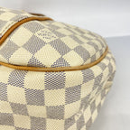 Louis Vuitton Shoulder Bag Damier Azur Galleria PM White — view 8