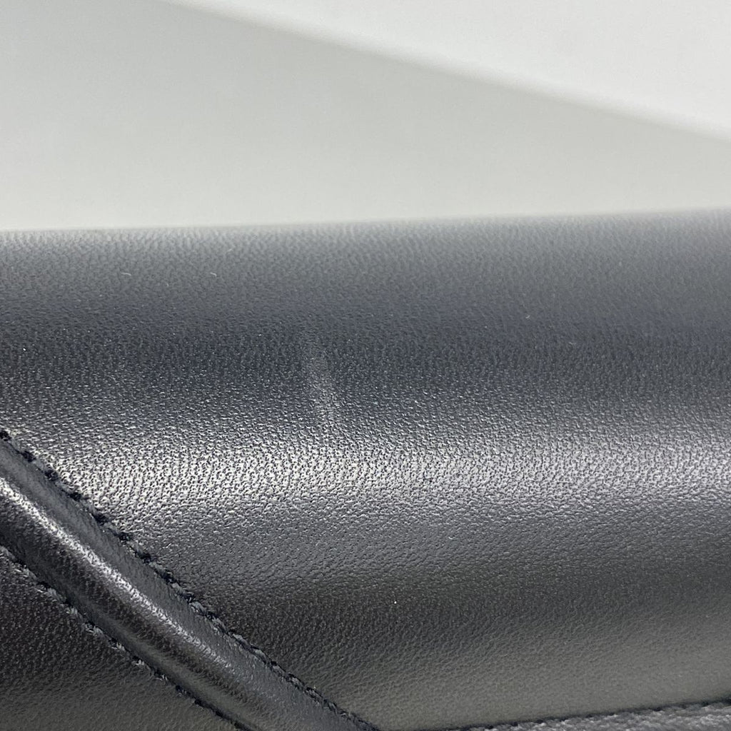 Dior Shoulder Bag Diorama Leather Black Silver — view 7