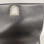 Dior Shoulder Bag Diorama Leather Black Silver — view 8