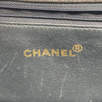 Chanel Chain Tote Bag Quilted Patent Leather Black Gold — view 5