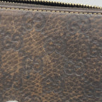 Gucci Wallet Guccissima Bamboo Leather Brown Champagne Gold — view 7