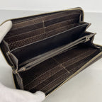 Gucci Wallet Guccissima Bamboo Leather Brown Champagne Gold — view 3