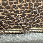 Gucci Wallet Guccissima Bamboo Leather Brown Champagne Gold — view 4
