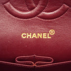 Chanel Shoulder Bag Quilted Lambskin Black Gold — view 5