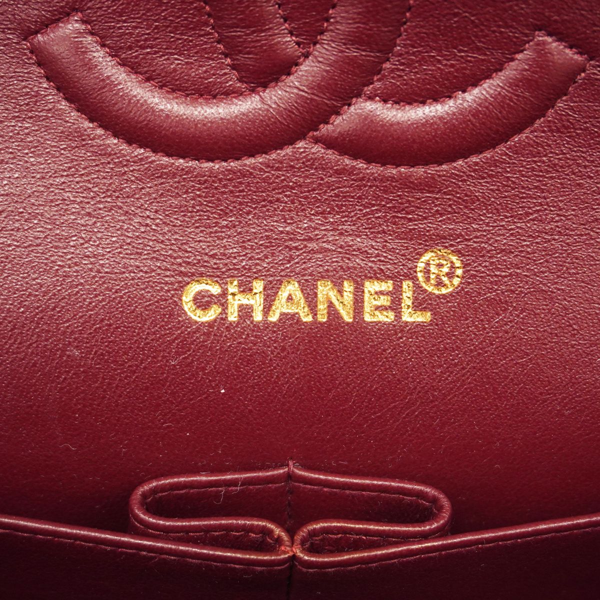 Chanel Shoulder Bag Quilted Lambskin Black Gold — view 5