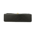 Chanel Shoulder Bag Quilted Lambskin Black Gold — view 3
