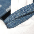 Celine Tote Bag Small Kabataize Denim Blue Gold 2-Way — view 8