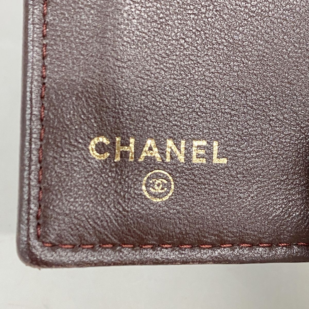 Chanel Trifold Wallet Quilted Lambskin Black Gold — view 4
