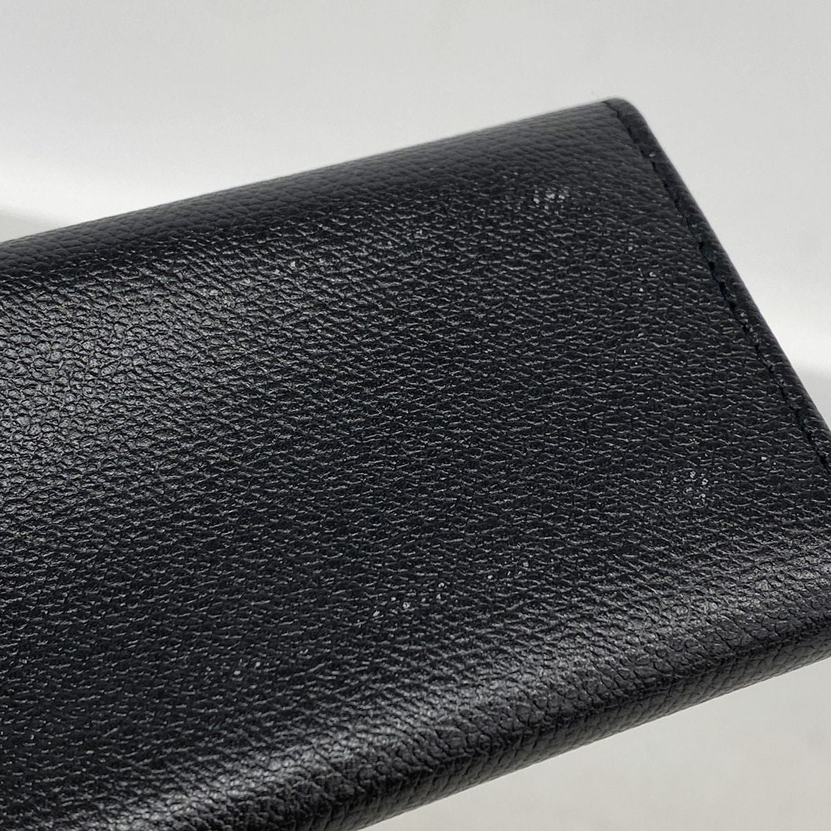 Chanel Key Case Coco Buttons Leather Black Gold Key Holder — view 7