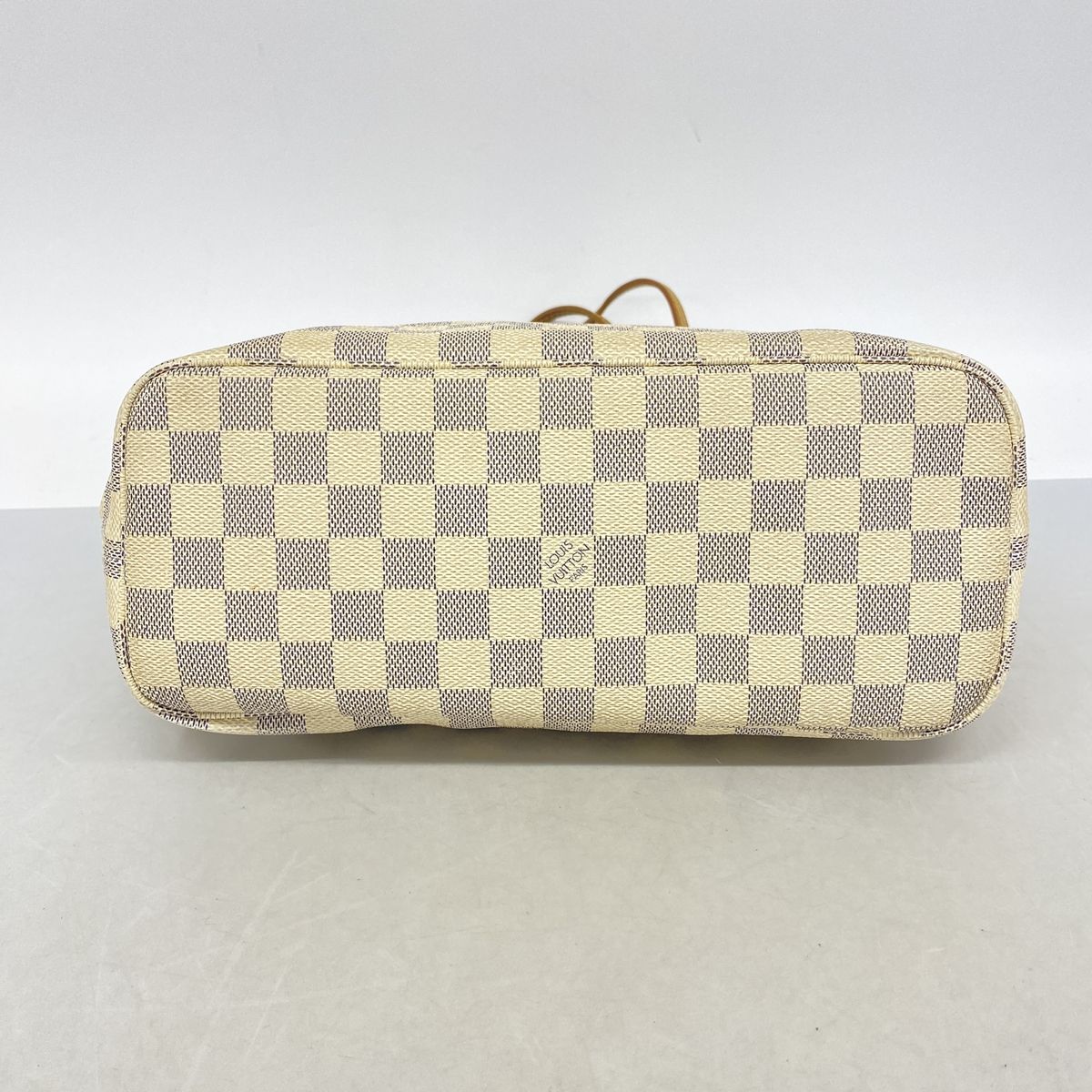Louis Vuitton Tote Bag Damier Azur Neverfull PM White — view 3