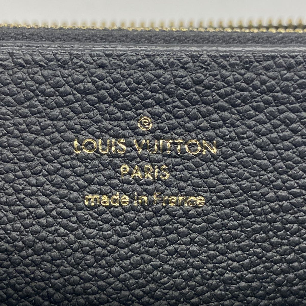 Louis Vuitton Wallet Monogram Empreinte Zippy Noir — view 4