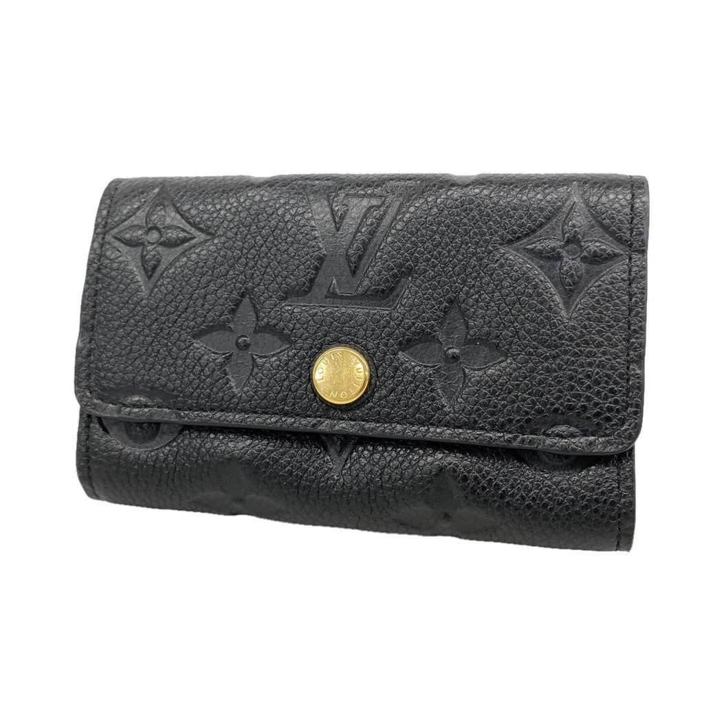 Louis Vuitton Key Case Monogram Empreinte Multicles 6 Noir Key Holder