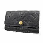 Louis Vuitton Key Case Monogram Empreinte Multicles 6 Noir Key Holder
