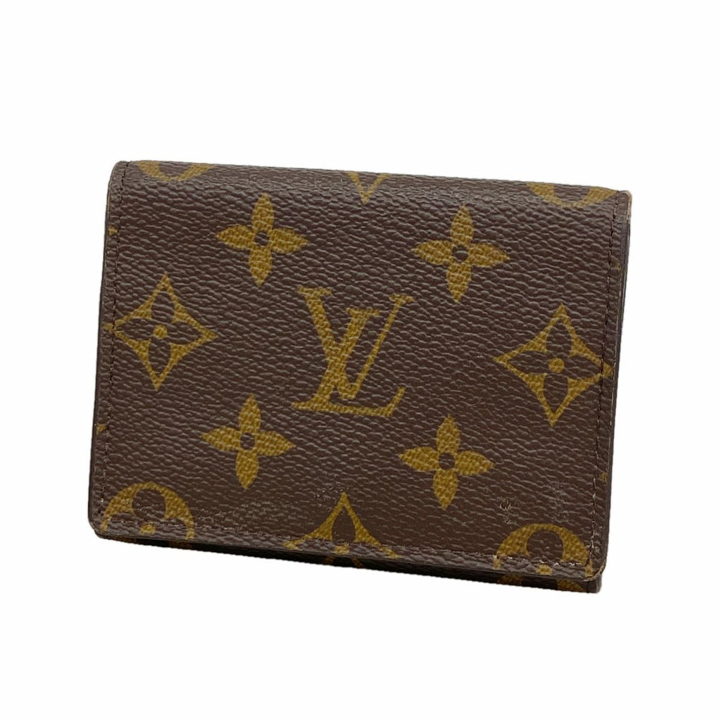Louis Vuitton Card Case Monogram Envelope Business Holder Brown