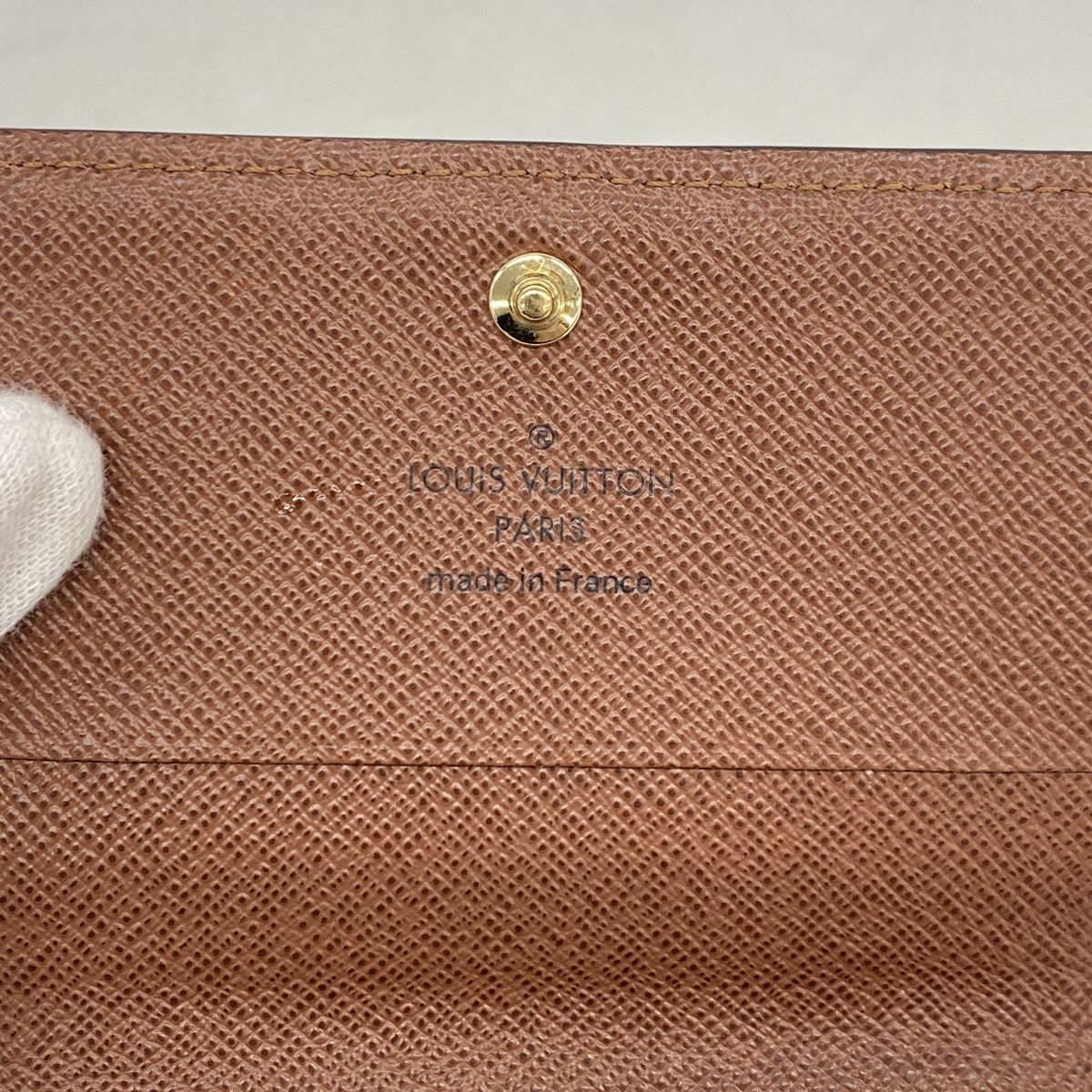 Louis Vuitton Card Case Monogram Envelope Business Holder Brown — view 4