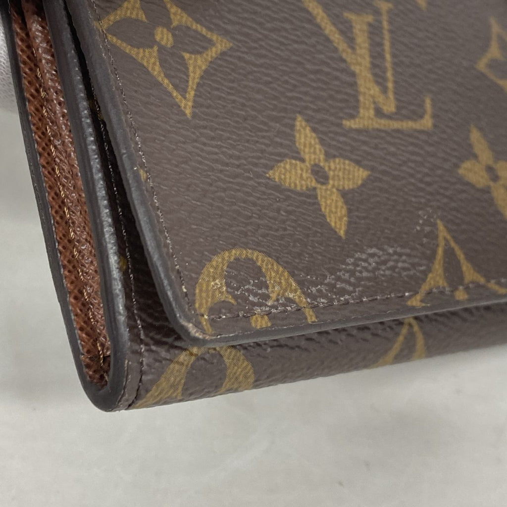 Louis Vuitton Card Case Monogram Envelope Business Holder Brown — view 6