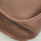 Hermes Shoulder Bag Evelyne Taurillon Clemence Sienne Gold — view 6