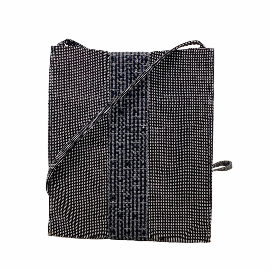 Hermes Shoulder Bag Herline Pochette Nylon Gray