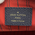 Louis Vuitton Handbag Monogram Empreinte Speedy Bandouliere 25 Marine Rouge — view 5